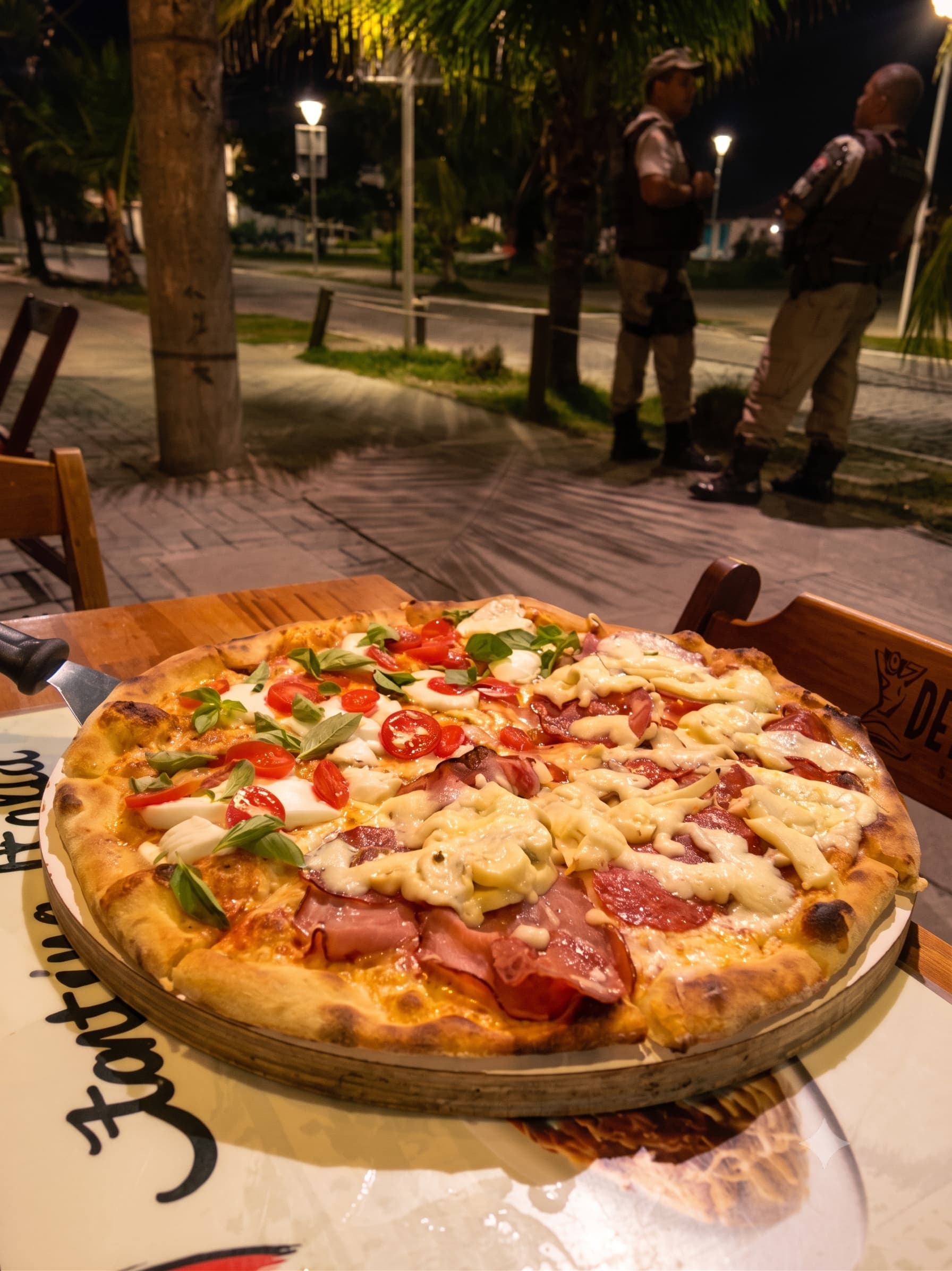 Pizza artesanal Cantina Itália 3
